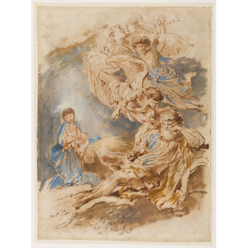 The Nativity or The Angel Instructing Joseph to Flee with his Family to Egypt